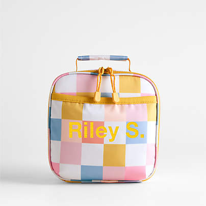 Dreamer Sherbet Hopscotch Standard Soft Insulated Kids Lunch Box