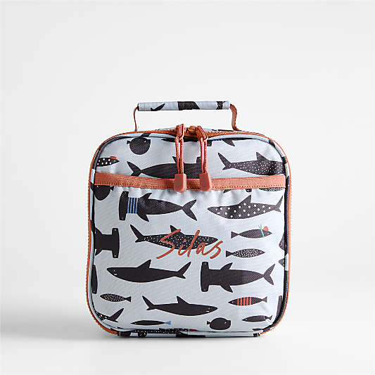 Shark School Standard Soft Insulated Kids Lunch Box