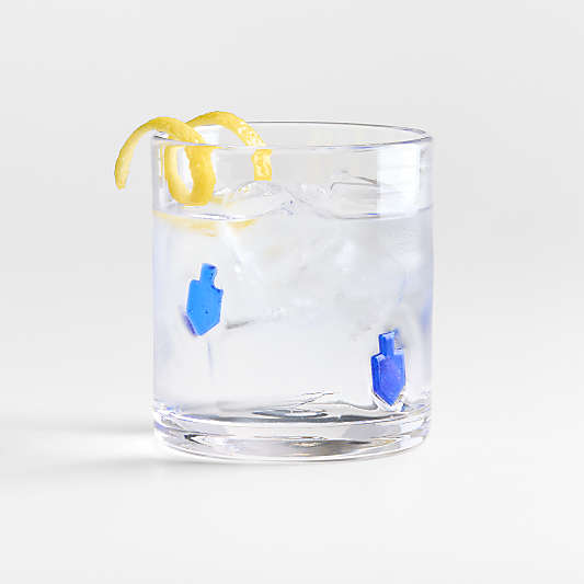 Dreidel Icon 15-oz. Double Old-Fashioned Glass