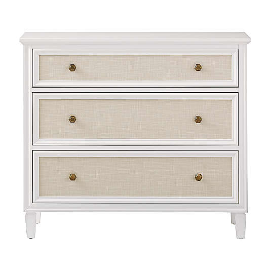 Kids Harmony 3-Drawer White Dresser