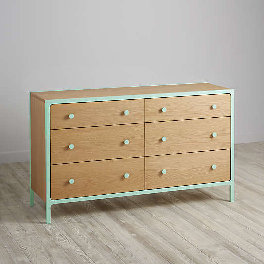 Kids Larkin 6-Drawer Dresser (Mint)