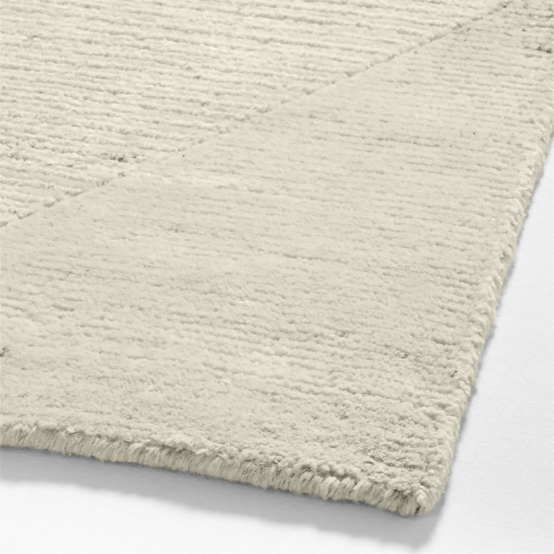 Dreux Wool-Blend Diamond-Textured Ivory Area Rug 10'x14' - image 8 of 7