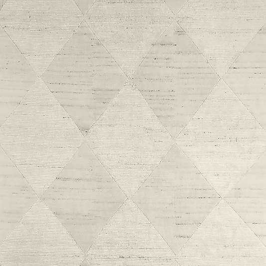 Dreux Wool-Blend Textured Ivory Hand-Knotted Area Rug