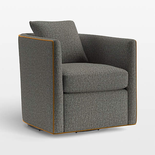 Valen Swivel Accent Chair + Reviews Crate & Barrel Canada