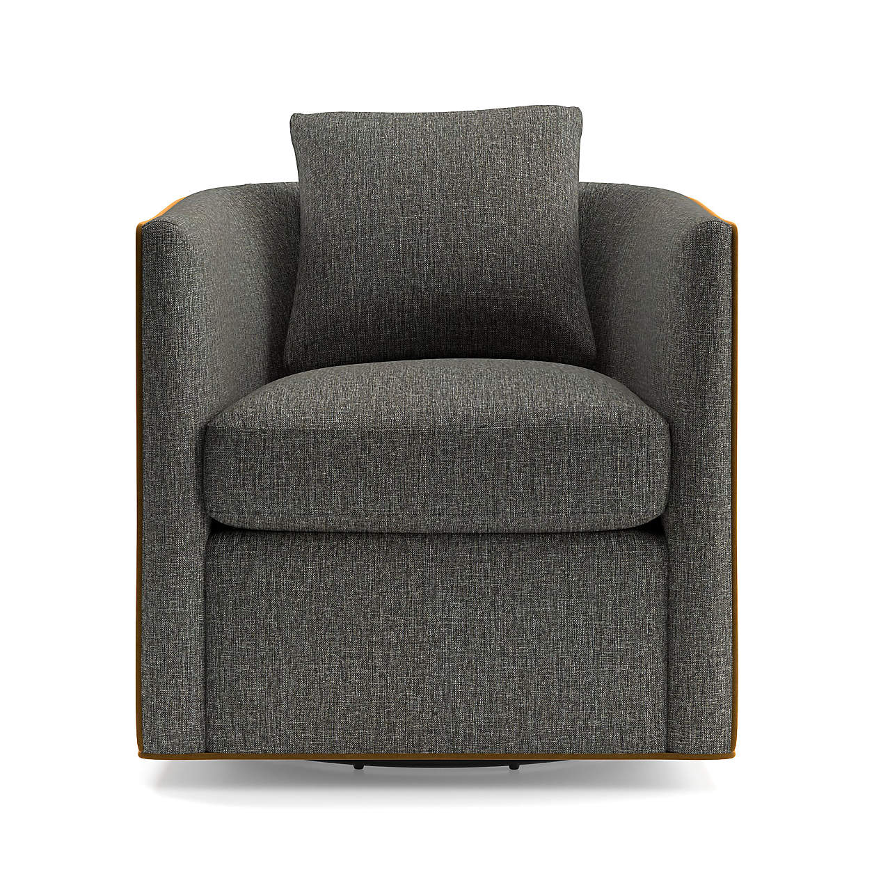 Drew Small Swivel Accent Chair + Reviews Crate & Barrel Canada