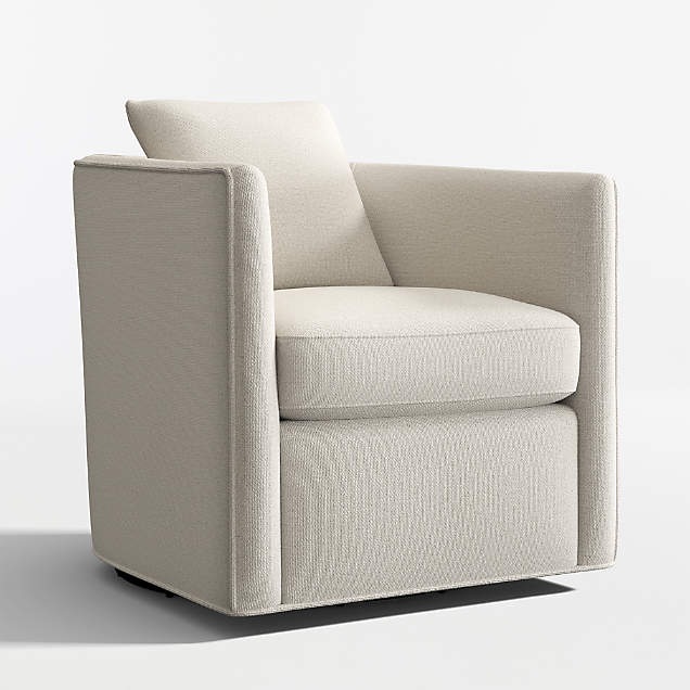 Valen Swivel Accent Chair + Reviews Crate & Barrel Canada