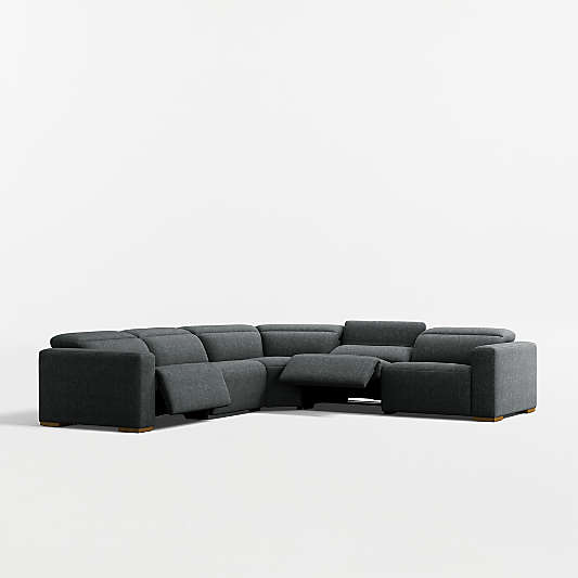 Drift 5-Piece L-Shaped Power Triple-Reclining Sectional Sofa