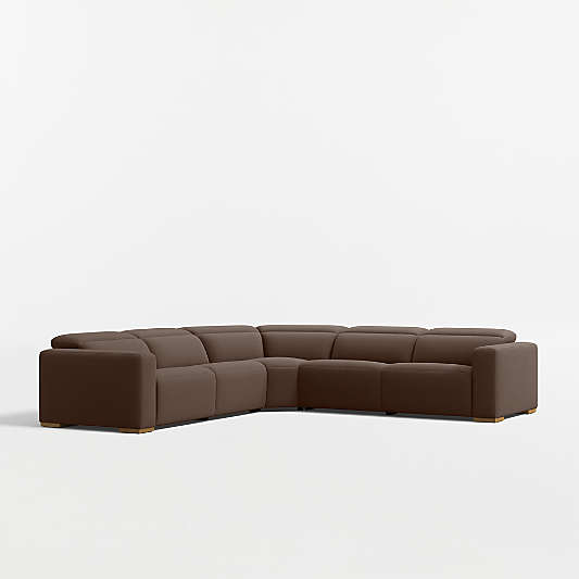 Drift 5-Piece L-Shaped Power Triple-Reclining Sectional Sofa