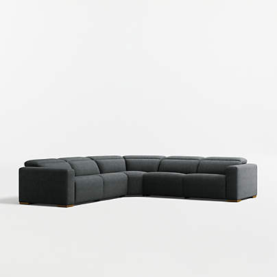 Drift 5-Piece L-Shaped Power Triple-Reclining Sectional Sofa