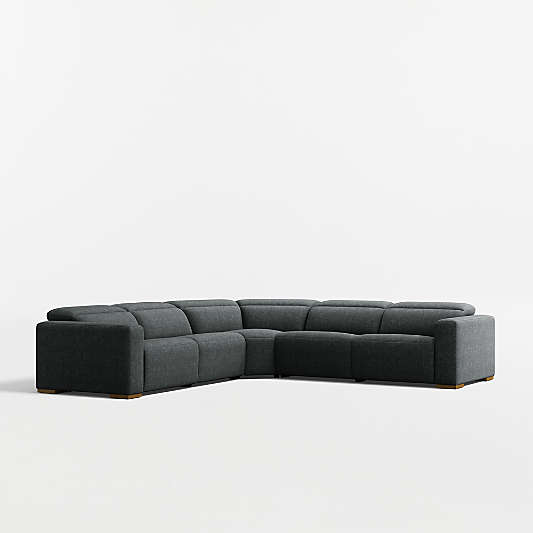 Drift 5-Piece L-Shaped Power Triple-Reclining Sectional Sofa