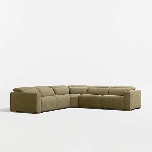 Drift 5-Piece L-Shaped Power Triple-Reclining Sectional Sofa
