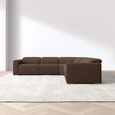 Drift 5-Piece L-Shaped Power Triple-Reclining Sectional Sofa