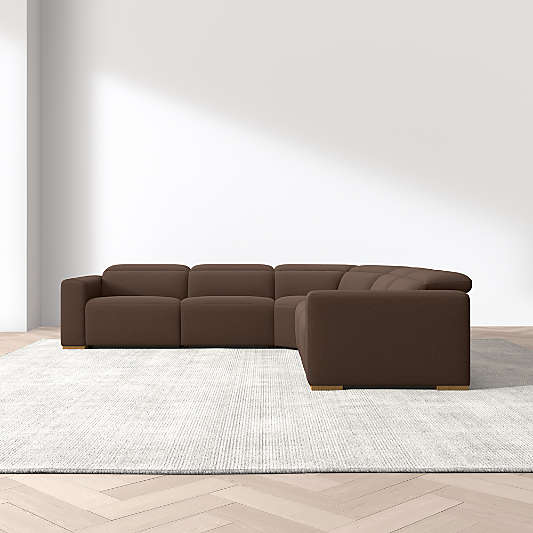 Drift 5-Piece L-Shaped Power Triple-Reclining Sectional Sofa