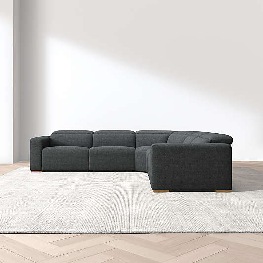 Drift 5-Piece L-Shaped Power Triple-Reclining Sectional Sofa