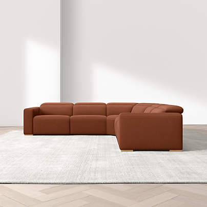Drift 5-Piece L-Shaped Power Triple-Reclining Sectional Sofa