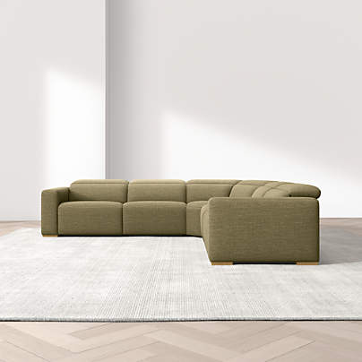 Drift 5-Piece L-Shaped Power Triple-Reclining Sectional Sofa
