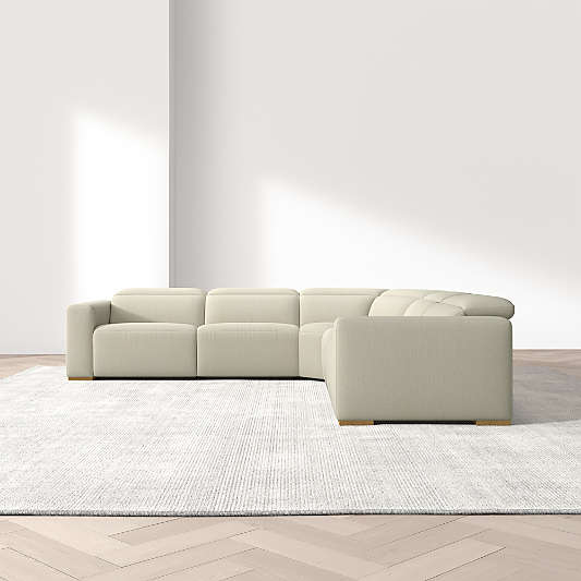 Drift 5-Piece L-Shaped Power Triple-Reclining Sectional Sofa