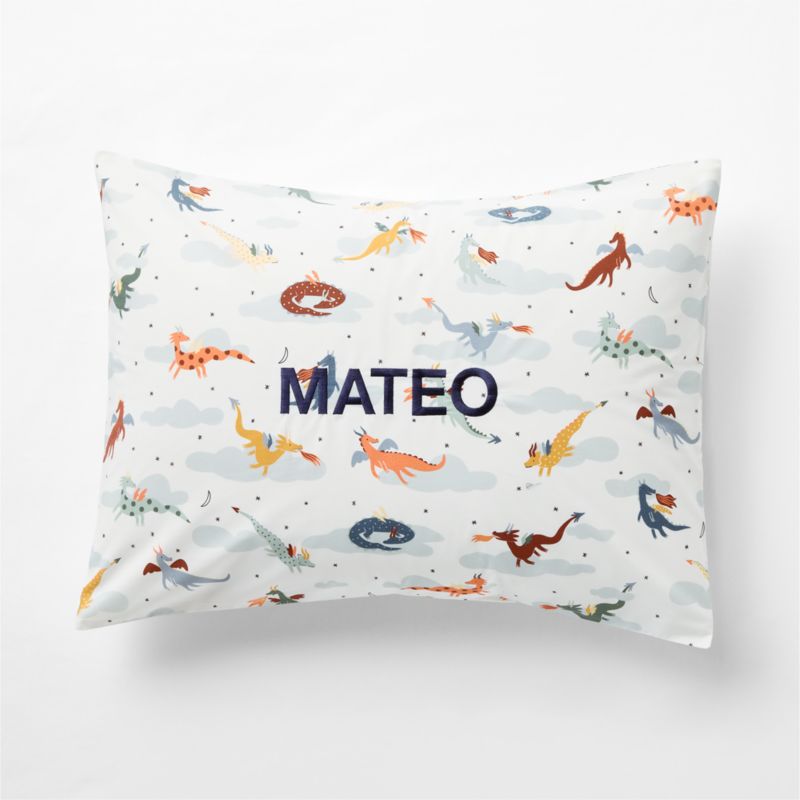Dragon Moon Organic Cotton Gauze Kids Pillow Sham - image 1 of 2