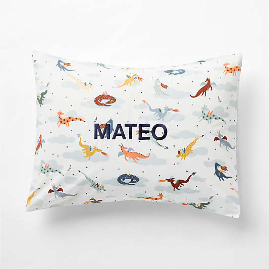 Dragon Moon Organic Cotton Gauze Kids Pillow Sham