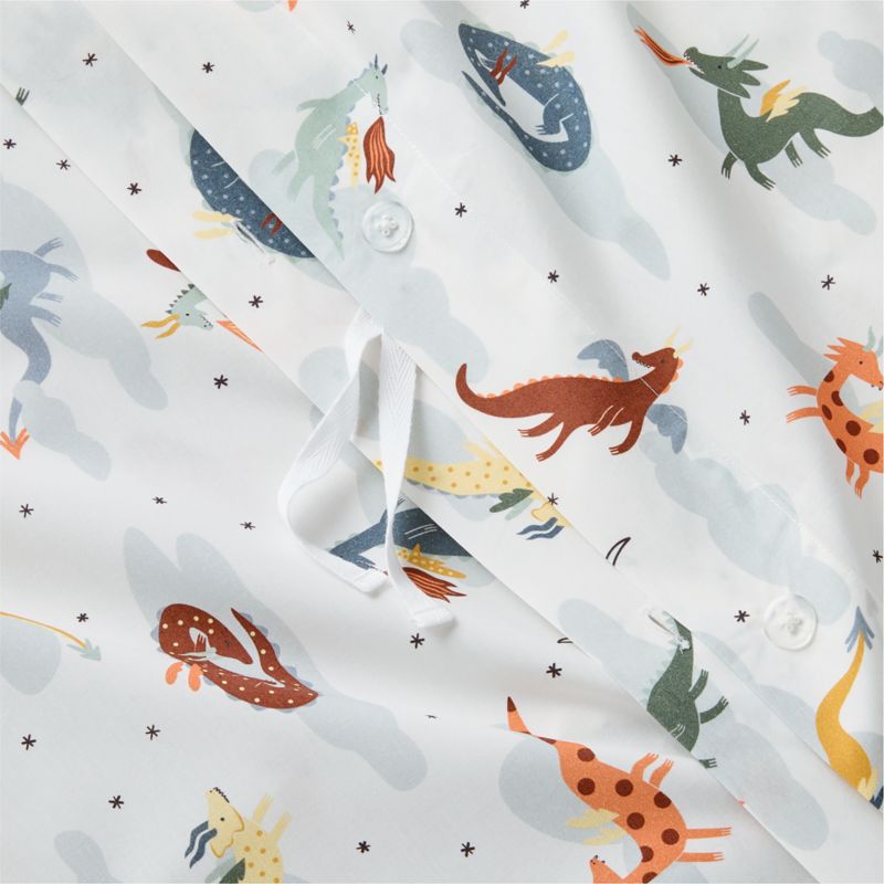 Dragon Moon 100% Organic Cotton Gauze Kids Twin Duvet Cover - image 3 of 6