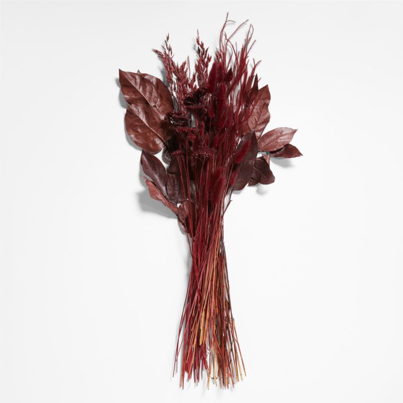 Dried Burgundy Salal & Bunny Tail Bouquet - image 0 of 4