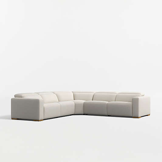 Drift 5-Piece L-Shaped Power Triple-Reclining Sectional Sofa