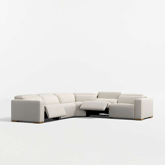 Drift 5-Piece L-Shaped Power Triple-Reclining Sectional Sofa