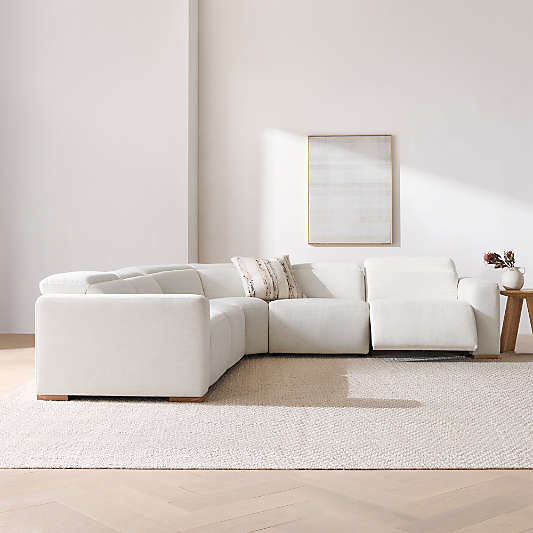 Drift 5-Piece L-Shaped Power Triple-Reclining Sectional Sofa