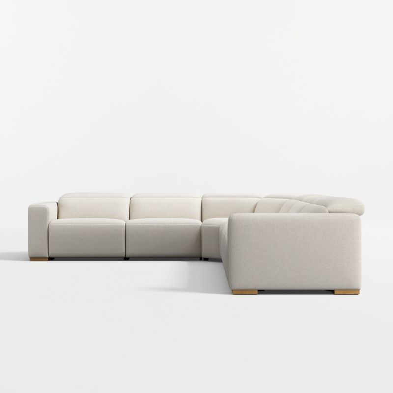 Drift 6-Piece L-Shaped Power Quadruple-Reclining Sectional Sofa - image 7 of 12
