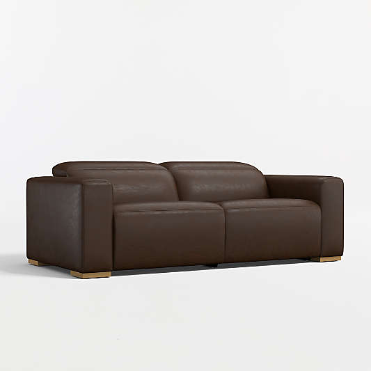 Drift Power Reclining Leather Sofa (87"-120.5")