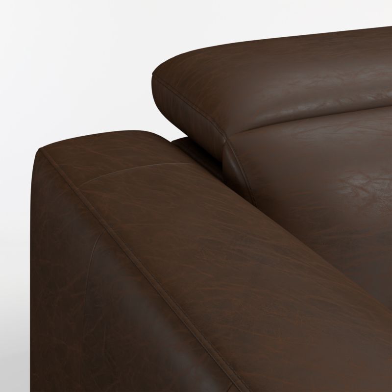 Drift 87" Power Dual-Reclining Leather Sofa - image 6 of 8
