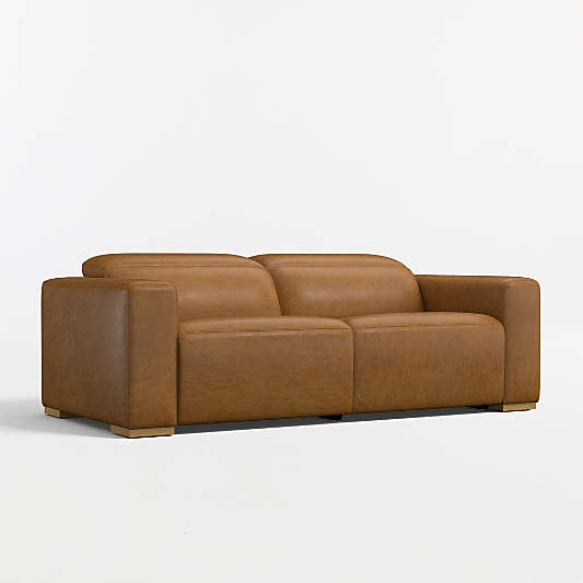Drift Power Reclining Leather Sofa (87"-120.5")