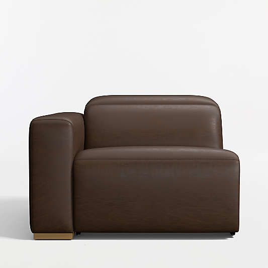 Drift Leather Power Reclining Left-Arm Chair Sectional Piece