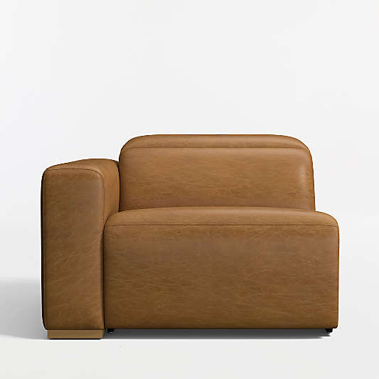 Drift Leather Power Reclining Left-Arm Chair Sectional Piece