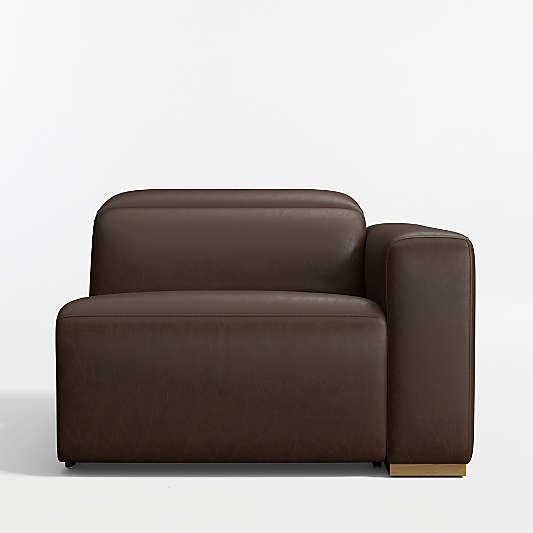 Drift Leather Power Reclining Right-Arm Chair Sectional Piece