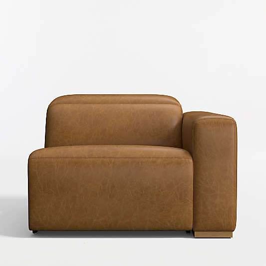 Drift Leather Power Reclining Right-Arm Chair Sectional Piece