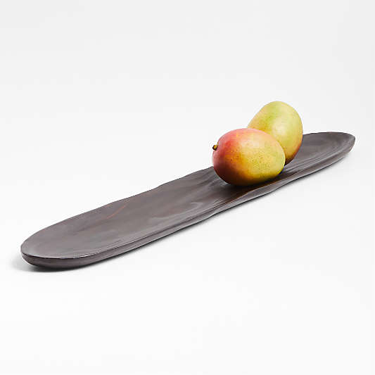 Drifter Black Wood Oval Board