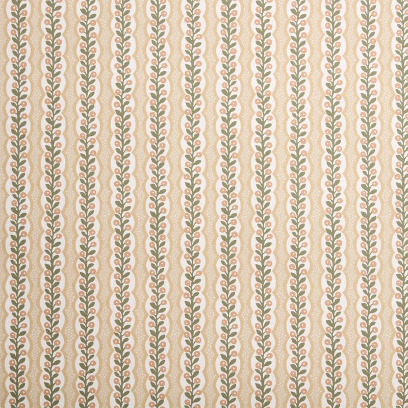 Darling Dot & Vine Fawn Tan Wallpaper - image 2 of 3