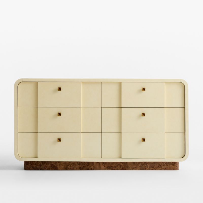 Viewing product image Duras 64" 6-Drawer Dresser by Laura Harrier & Tiffany Howell - image 1 of 7