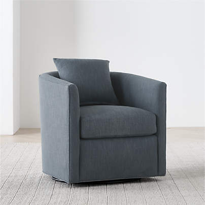 Drew Small Swivel Accent Chair