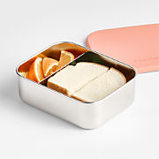 Pink Stainless Steel Small Food Container