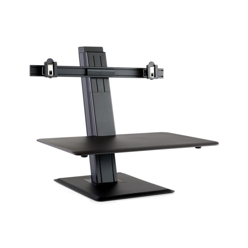 Humanscale ® Black Dual Monitor Quickstand Eco Standing Desk Converter - image 6 of 7