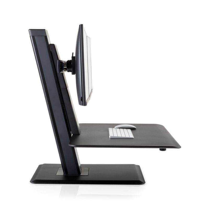 Humanscale ® Black Dual Monitor Quickstand Eco Standing Desk Converter - image 3 of 7