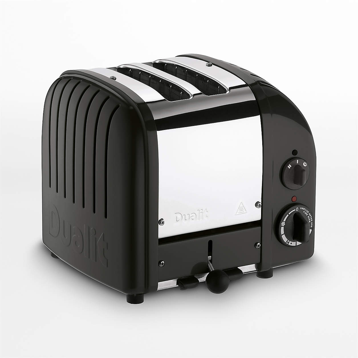 Dualit NewGen Matte Black 2Slice Toaster Crate & Barrel