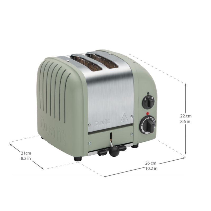 Dualit Classic 2-Slice Toaster in Sage - image 2 of 6