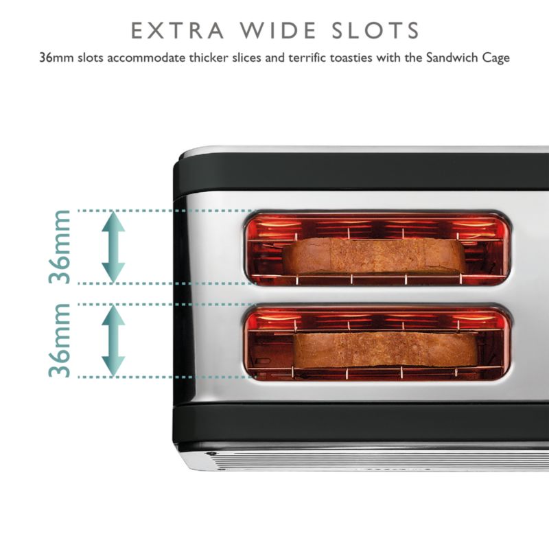 Dualit Design Series 2-Slice Toaster in Black - image 1 of 4
