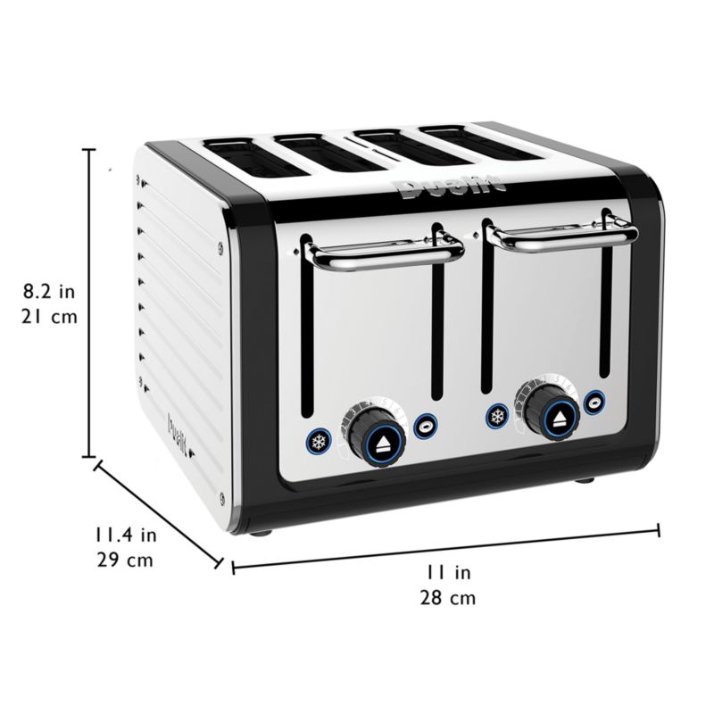 Dualit Design Series 4-Slice Toaster in Black - image 2 of 4