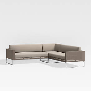 crate and barrel dune lounge chair