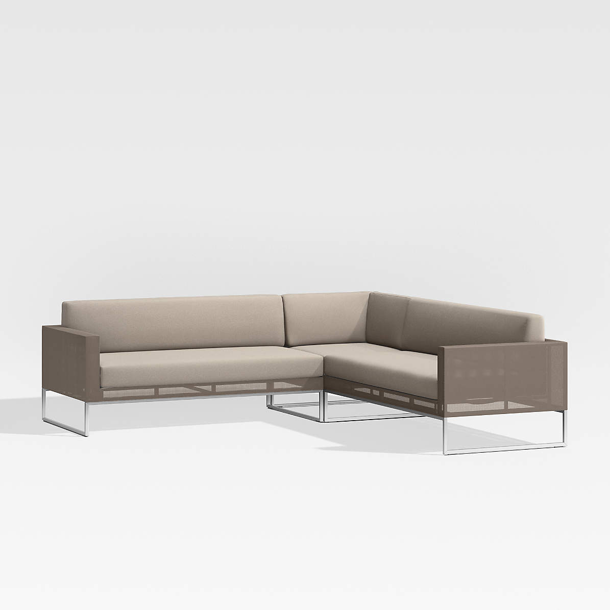 Dune Sunbrella Fabric Sofa Reviews Crate And Barrel