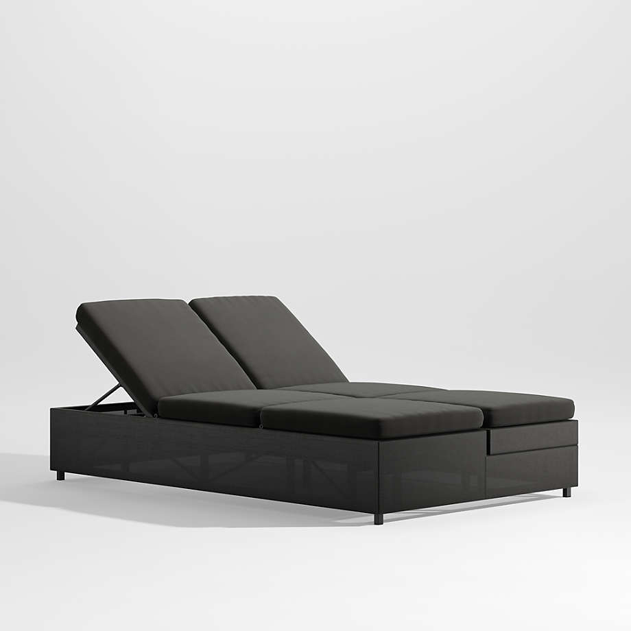 Dune Black Outdoor Double Chaise Sofa